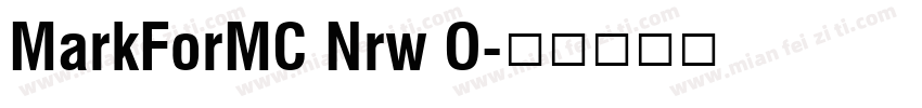 MarkForMC Nrw O字体转换